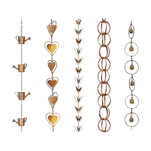 Rain gutter chain replace - gutter,