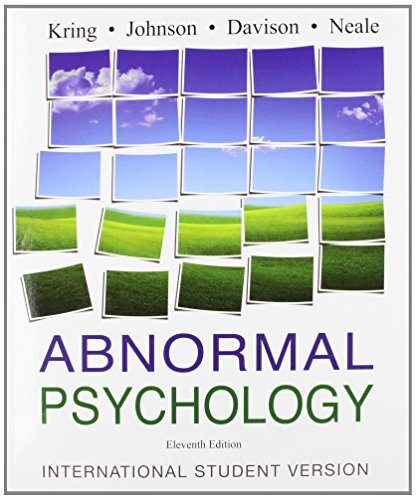 Abnormal psychology ann - abnormal, psychology-ann
