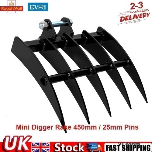 Mini digger rake - mini,