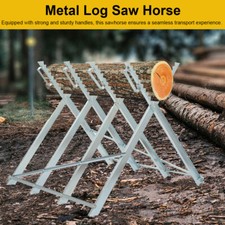 SAW HORSE WOOD LOG HOLDER
