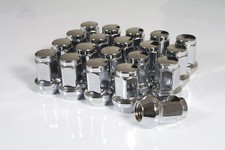 20 x Chrome Hex Wheel Nuts