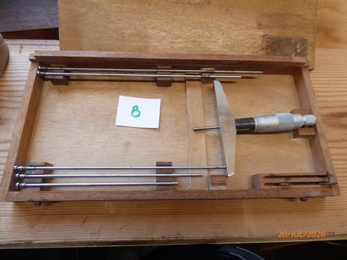 Vintage depth micrometer set - micrometer,
