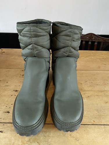 Zara olive rubber quilted - zara,