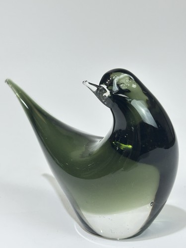 Vintage murano art glass bird - vintage,