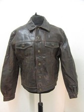 VINTAGE LEATHER TRUCKER