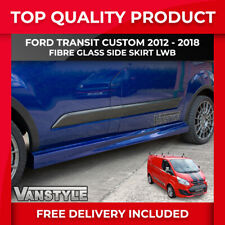 FITS FORD TRANSIT CUSTOM 12-18 SIDE SILL SKIRT LWB SPORT NOT BARS RUNNING BOARDS