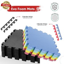 EVA  Interlocking Mat Soft Foam Adults Baby Play Jigsaw Mats Kids Flooring Tiles