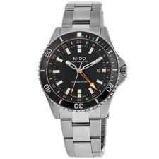 New Mido Ocean Star GMT Black Dial Steel Men's Watch M026.629.11.051.01
