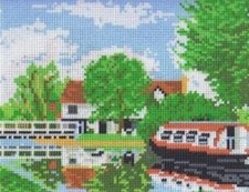 Canal Lock Tapestry Canvas  -
