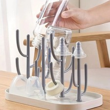 Baby Bottle Drying Rack, Baby Bottle Drying Rack with Tray for Baby Bottles