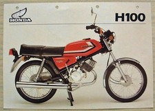 HONDA H100-A Motorcycle Sales