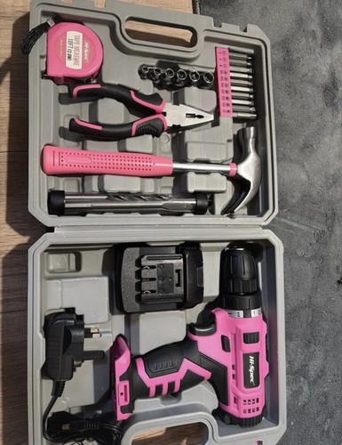 Spec pink tool box - with, 12v