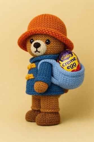 London bear knitting - bear, pattern