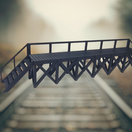 Model railway layout - railway,