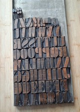 Wooden Letterpress Printing