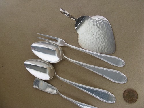 Silver plated cutlery - , items