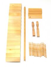 Natural Finish Left Or Right Hand Rail Stair Case Dolls House 1:12 Scale Kit 246