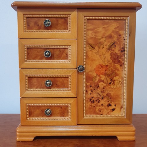 Mele wooden jewellery cabinet - jewellery,