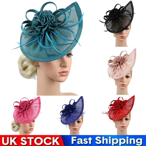 Women fascinator headband clip - women,