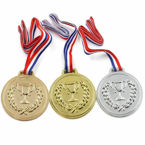 3pc gold silver bronze sports - gold,
