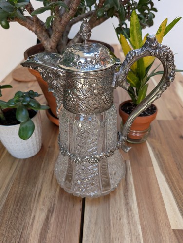 Antique victorian cut - cut, glass