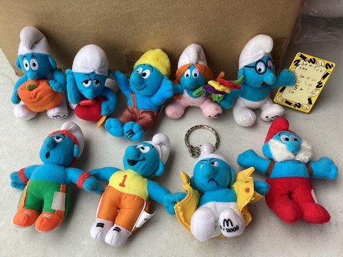 Mcdonald smurfs mini - mcdonald's, plush