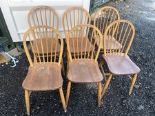 Set of Four Ercol Dining Chairs / Ercol Chairs -Cash On Collection Only Southend
