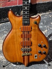 1974 Alembic Series 1 LSB 4-string Bass Vermillion early # 061 only 9 1/2 lbs.