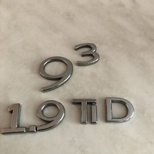 USED SAAB 9-3 Badge Letters