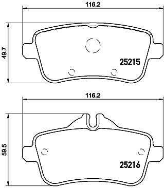 Brake pad set - pad, set,