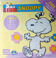 SNOOPY Cross Stitch Card Shop