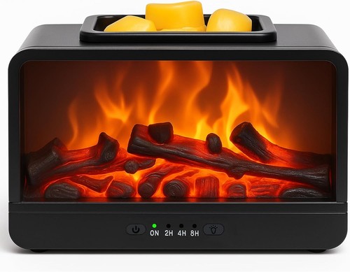 Flame effect electric wax melt - flame,