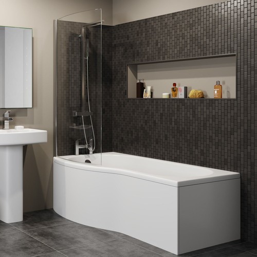 Bathroom shaped 1700mm - bathroom, p