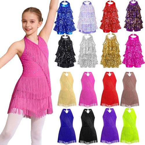 Kids girls tassel dress - kids, halter
