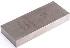 Titanium Bar - 1 Kilo Laser Engraved .999 Pure Bullion Bar Chemistry Element ...