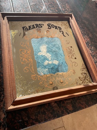 Pears soap vintage mirror - pears,