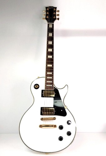Burny electric guitar white - guitar,