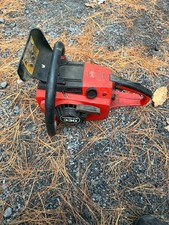 No reserve Homelite 330 vintage chainsaw,starts up,cheap 330 Homelite chainsaw