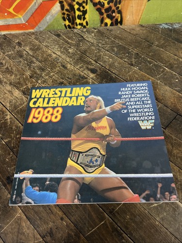 Vintage 1988 wwf calendar - 1988,