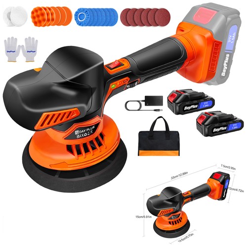 Cordless car polisher buffer - car,