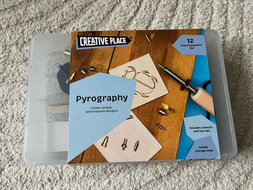 Pyrography tool kit includes - tool,