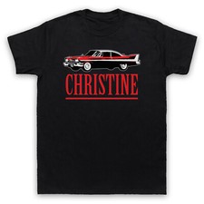 CHRISTINE LOGO PLYMOUTH FURY CAR HORROR FILM NOVEL KING MENS & WOMENS T-SHIRT