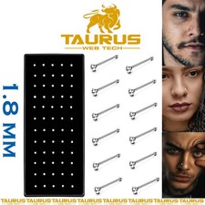 2 x Diamond Thin Stud Nose