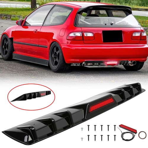 Gloss rear bumper - rear, lip