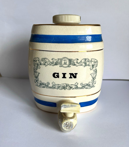 Wade ceramic gin barrel - ceramic, “gin”