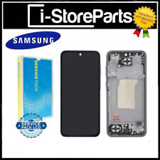 DISPLAY LCD FRAME ORIGINALE SERVICE PACK PER SAMSUNG A35 5G A356B TOUCH NERO