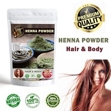 Henna Powder Moroccan 100% Organic, NO AMMONIA, Natural Hair Dye 100G