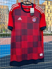 SAMPLE Bayern Munich Germany pre-match football shirt 17/18 Adidas Parley Size M