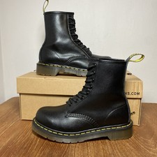 Dr Martens DM’s Docs 1460 Softy T Black Leather Boots UK 3 EU 36 New