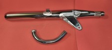 Yamaha RS 125 1975 Chrome Silencer Exhaust & Bend Pipe Drum brake model
